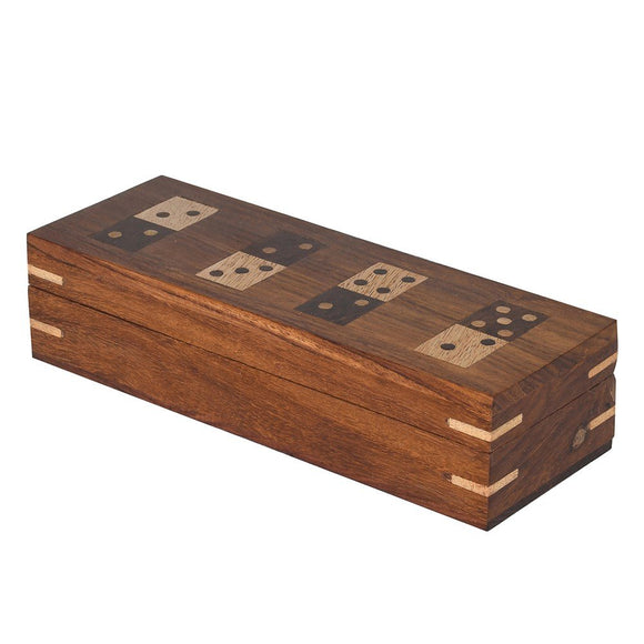 Dominos in Inset Wooden Box - KHEE
