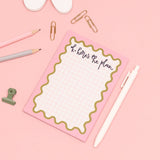 A6 notepad - ok, here's the plan