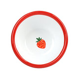 Bon Appetit Strawberry Enamel Bowl