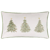 Twinkling Tree Trio Embroidered Cushion