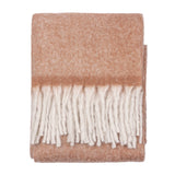 Cozy Woven Tasselled Throw, Rust