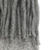 Faux Mohair Fringe Throw - KHEE