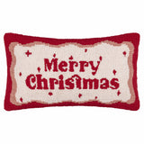 Candy Merry Christmas Tufted Cushion