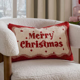 Candy Merry Christmas Tufted Cushion