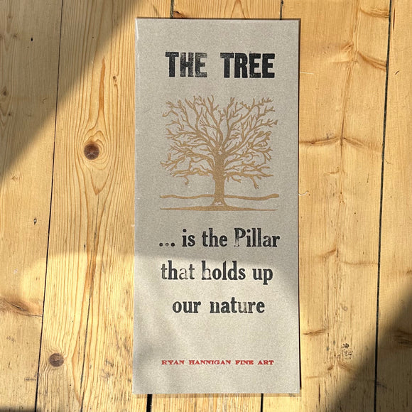 The Tree is The Pillar Print