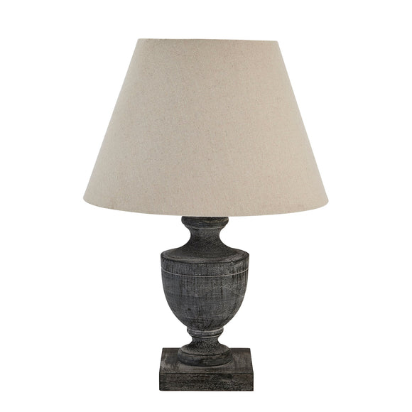 Incia Urn Wooden Table Lamp - KHEE