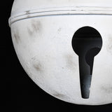Large Distressed White Hanging Bell - KHEE