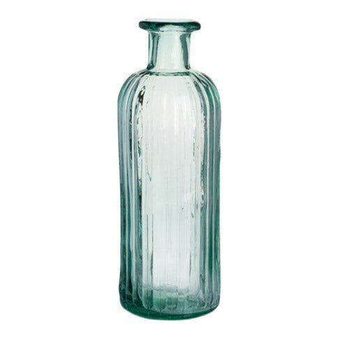 Large Manacor Glass Bottle, Natural - KHEE