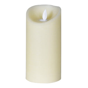 150mm. Ivory Moving Flame LED Candle