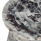 Mocha Glazed Ceramic Stool