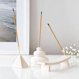Modern Minimalist Cream Speckle Incense Ash Catcher - KHEE