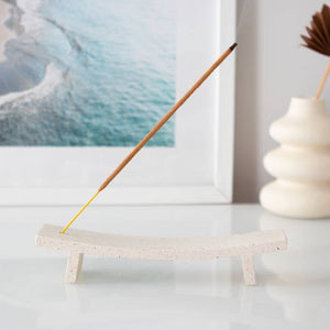 Modern Minimalist Cream Speckle Incense Ash Catcher - KHEE
