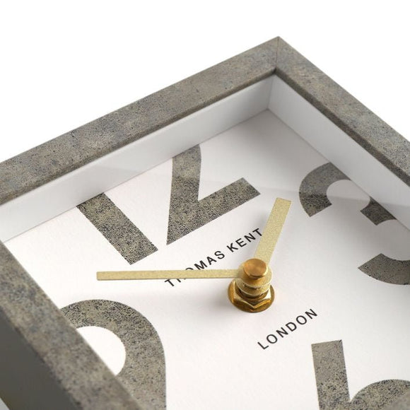 Nordic Mantel Clock - Cement - KHEE