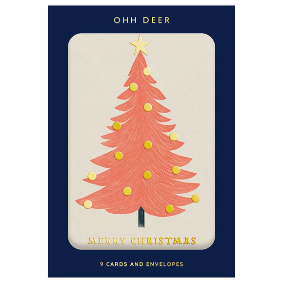 Pack of 9 Christmas Icons Cards - KHEE