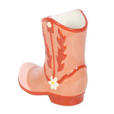Pink Cowboy Boot Flower Vase - KHEE
