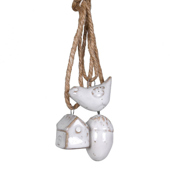 Set of 3 Stoneware Mini Decorations - KHEE