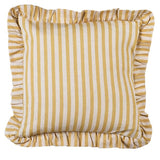 Soleil Stripe Frill Cushion