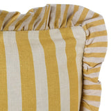Soleil Stripe Frill Cushion