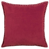 Stitch Embroidered Cushion, Pomegranate - KHEE
