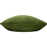 Sunningdale Velvet Rectangular Cushion, Olive - KHEE