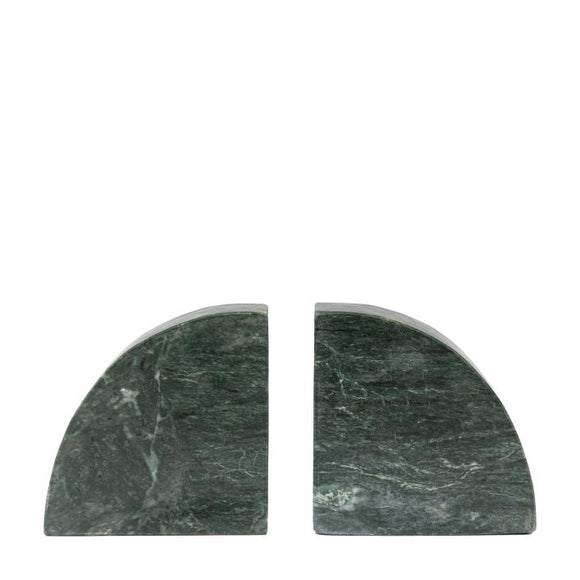 Tamera Green Marble Bookends - KHEE