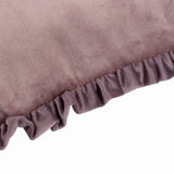 Tilly Velvet Cushion Heather and Smoke 30 x 50 - KHEE