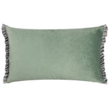 Tilly Velvet Cushion Sage and Grey 30 x 50 - KHEE