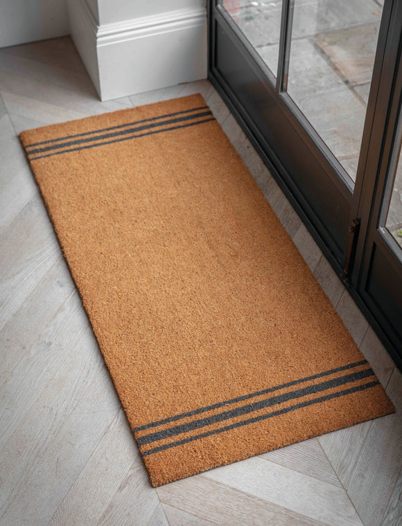 Triple Stripe Double Doormat - KHEE