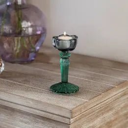 Twyford Smoke Petal Candlestick - KHEE