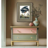 Vintage Blue Heron Framed Art - KHEE