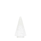White Confetti Glass Tree Decoration - Large - KHEE