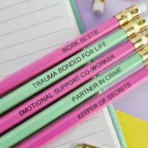 Work Bestie Set of Pencils