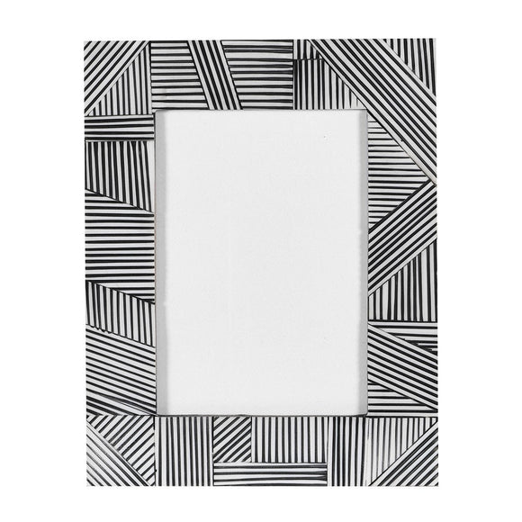 ZigZag Mono Stripe Photoframe - KHEE