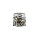 12 Glass Decorations in a Jar, Brown