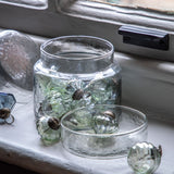 12 Glass Decorations in a Jar, Brown