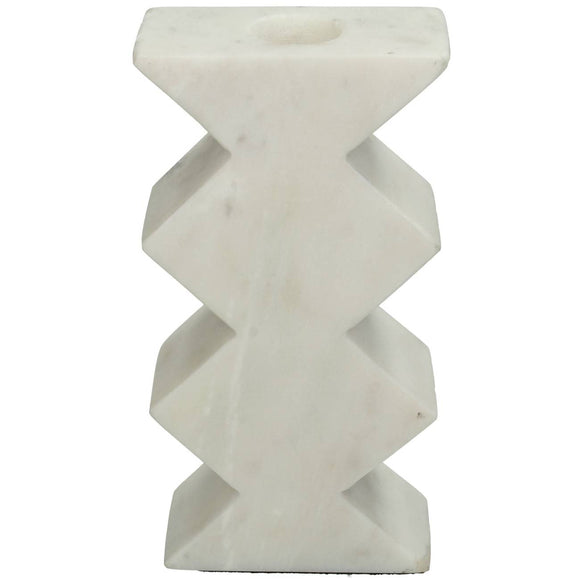 White Marble Candle Stick