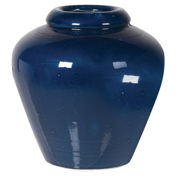 Deep Blue Ceramic Vase
