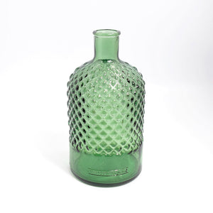 Diamond Bottle Vase, Sage Green