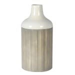 Ribbed Iron Vase