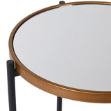 Mirror Topped Side Table