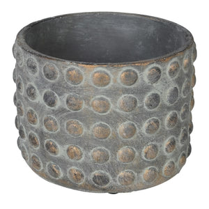 Patina Dots Plant Pot