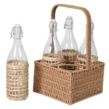 Bottles with Basket Holder