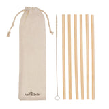 Bamboo Straws - Set of 6