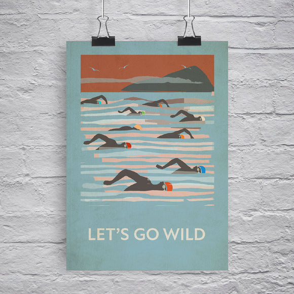 Let's Go Wild A3 Print