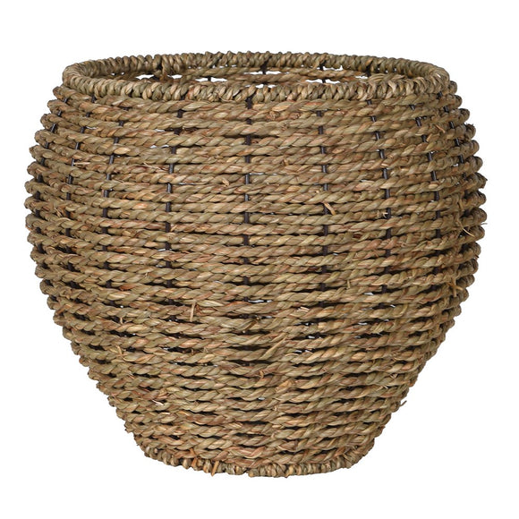 Large Natural Woven Grass Basket