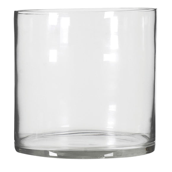 Large Wide Glass Vase