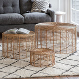 Set of 3 Basket Tables