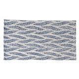 Set of 4 Hand Block Blue and White Placemats