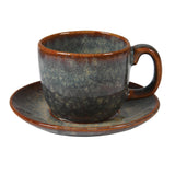 Ceramic Espresso Cup and Saucer