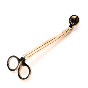 Stainless Steel Candle Wick Trimmer: Gold